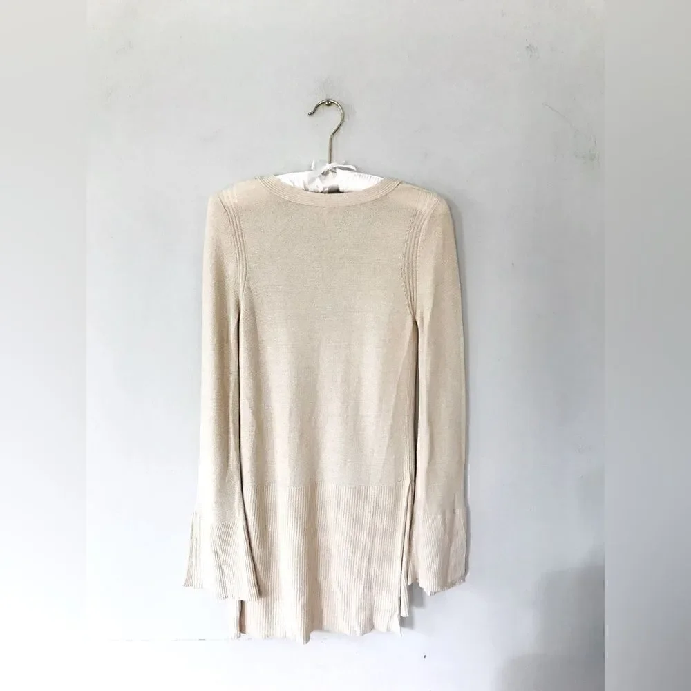 Free People Criss Cross Sweater in beige | size XS